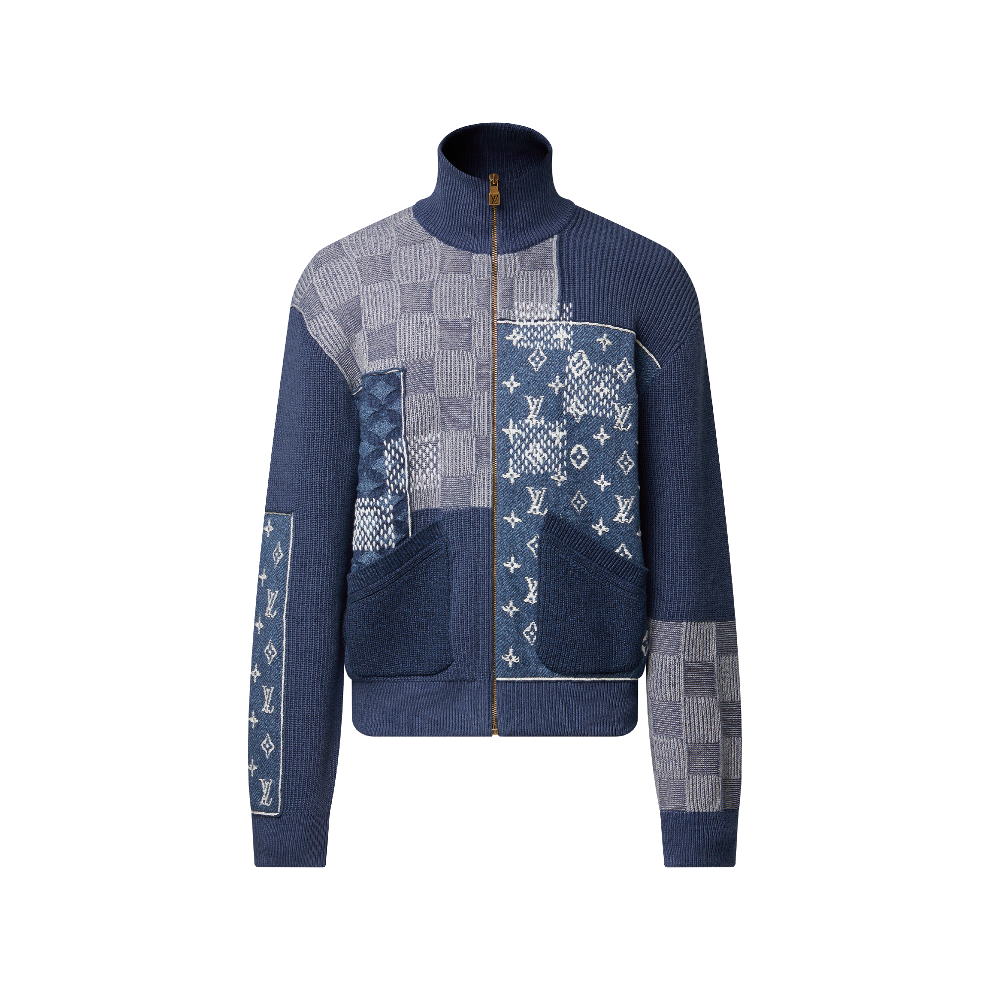 Zip Up Patchwork Tracktop - Ready-to-Wear | LOUIS VUITTON